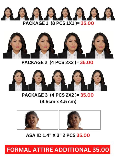 asa picture size in cm
